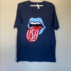 Patriotic Tongue Tee